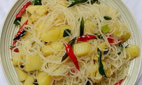 Kentang Bihun Goreng