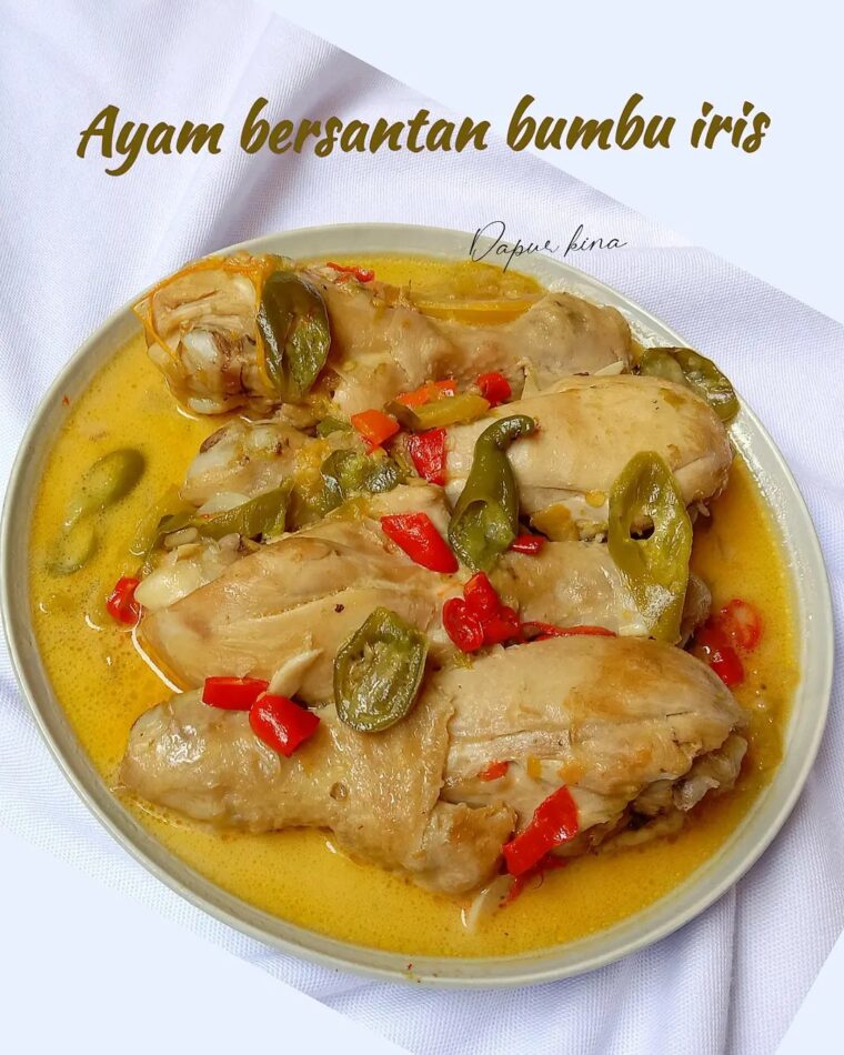 Resep Ayam Bersantan Bumbu Iris Dari kina.nrl