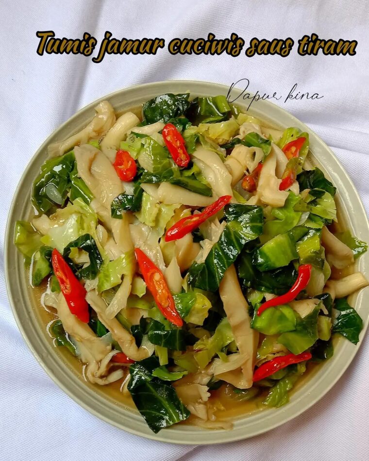 Resep Tumis Jamur Cuciwis Saus Tiram Dari kina.nrl