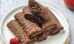Resep Dadar Gulung Coklat With Vla Coklat Dari lisasiduppa_