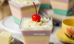 Resep Unicorn Cream Cheese Pudding Dari sarongsarie