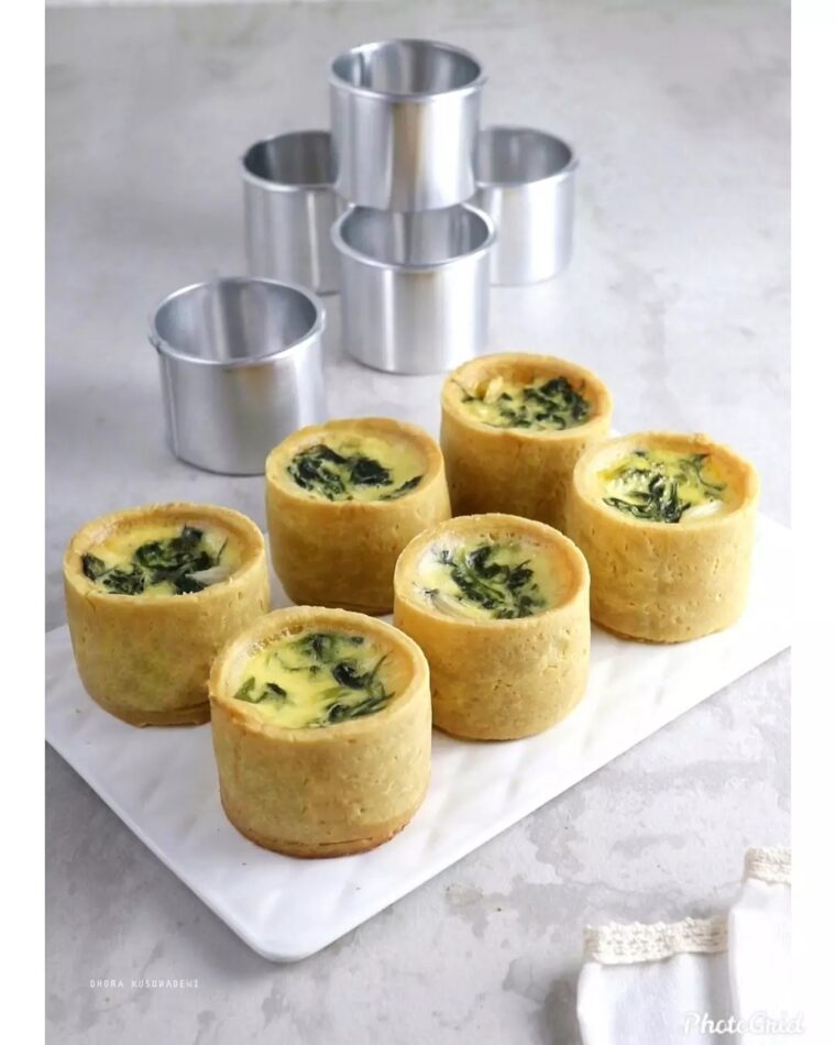 Resep Chicken Spinach Quiche Dari dhora_kusumadewi