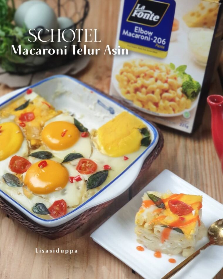 Resep Schotel Macaroni Telur Asin Dari lisasiduppa_