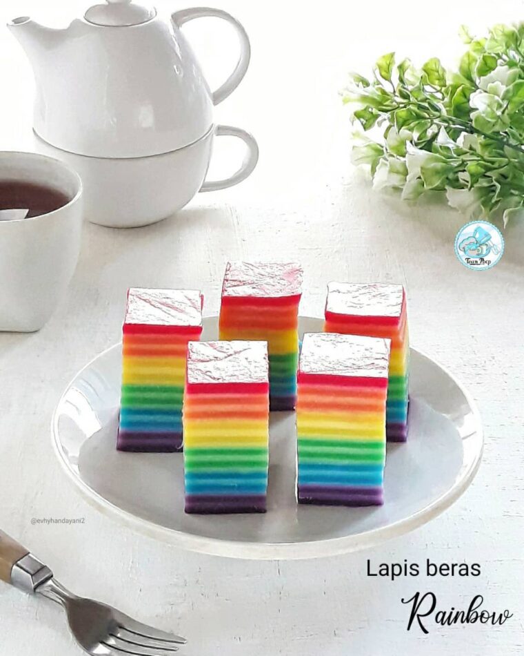 Resep Lapis Beras Rainbow Dari evhyhandayani2