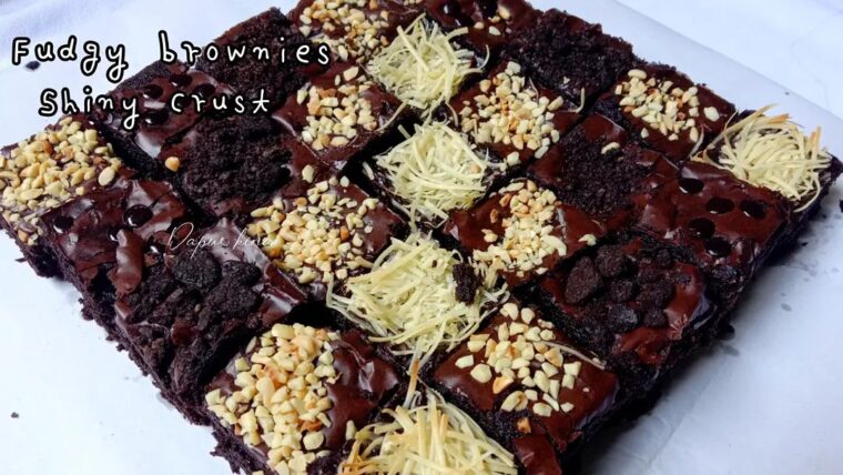 Resep Fudgy Brownies Shiny Crust Dari kina.nrl