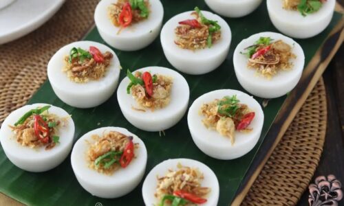 Gandus Topping Ebi - Kue dari Ebi(rebon)