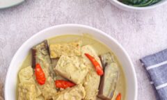 Resep Opor Terung Tahu Tempe Dari qiutin.kitchen