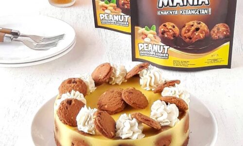 Chocomania Cheesecake Puding - Kue dari Kacang Tanah