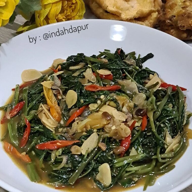 Resep Tumis Kangkung Tauco Dari indahdapur
