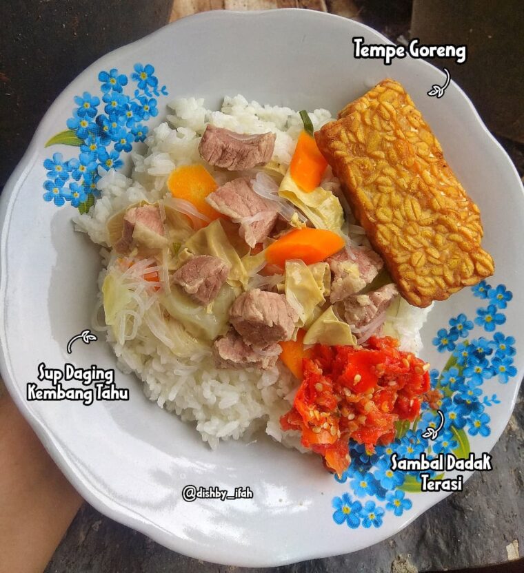 Resep Sop Daging Kembang Tahu Dari dishby_ifah