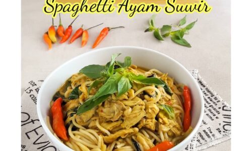 Spaghetti Ayam Suwir Kemangi