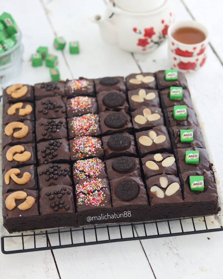 Resep Brownies Sekat Shiny Crust Dari malichatun88