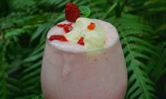 Resep Cheesecake Strawberry Milk Dari norita_foods
