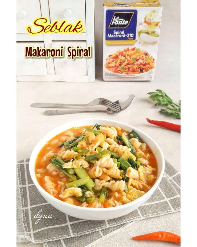 Resep Seblak Makaroni Spiral Dari dapur_dyna