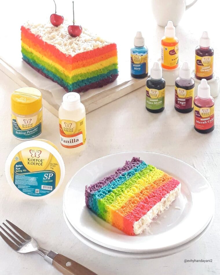 Resep Bolu Kukus Rainbow Dari evhyhandayani2