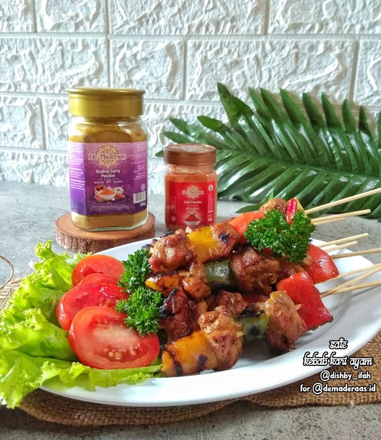 Resep Sate Kebab Kari Ayam Dari dishby_ifah