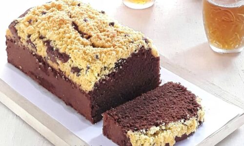 Crumble Chocolate Pound Cake