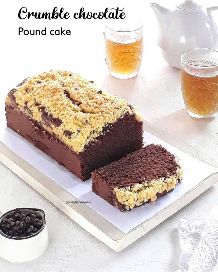 Resep Crumble Chocolate Pound Cake Dari evhyhandayani2
