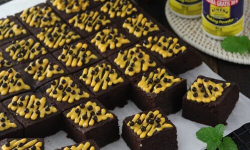 Brownies Cokelat Kukus Putih Telor