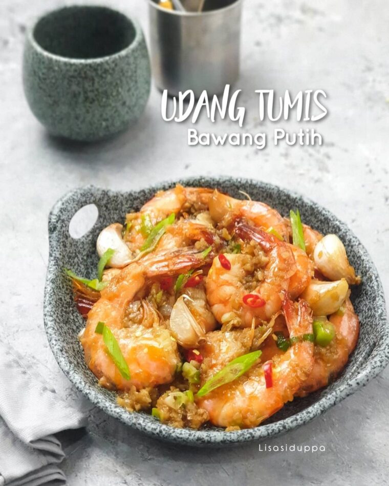 Resep Udang Tumis Bawang Putih Dari lisasiduppa_