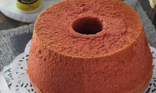 Red Velvet Chiffon Cake