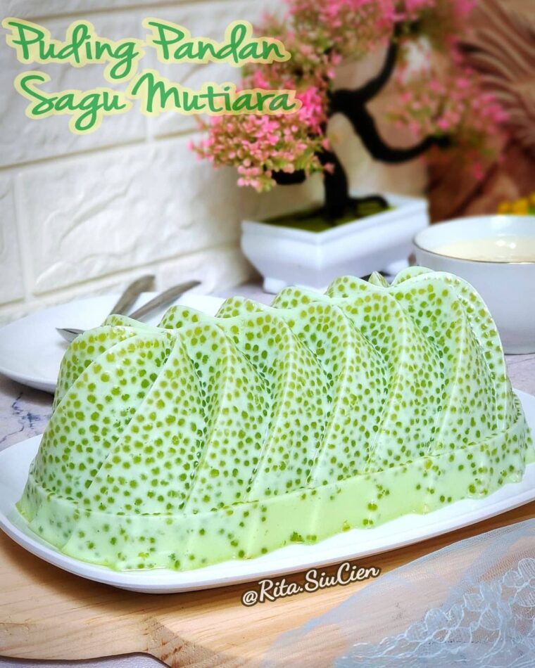 Resep Puding Pandan Sagu Mutiara Dari rita_siucien