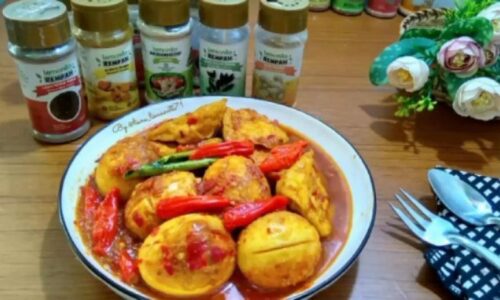 Tahu Telur Bumbu Rujak