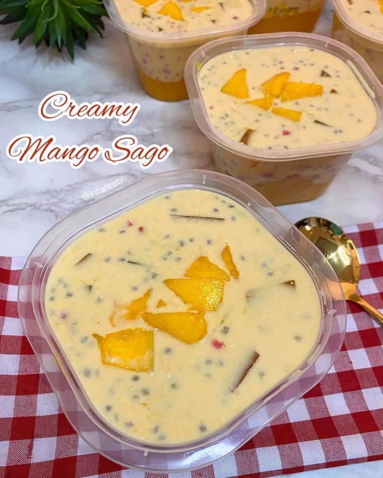 Resep Creamy Manggo Sago Dari intanratih_