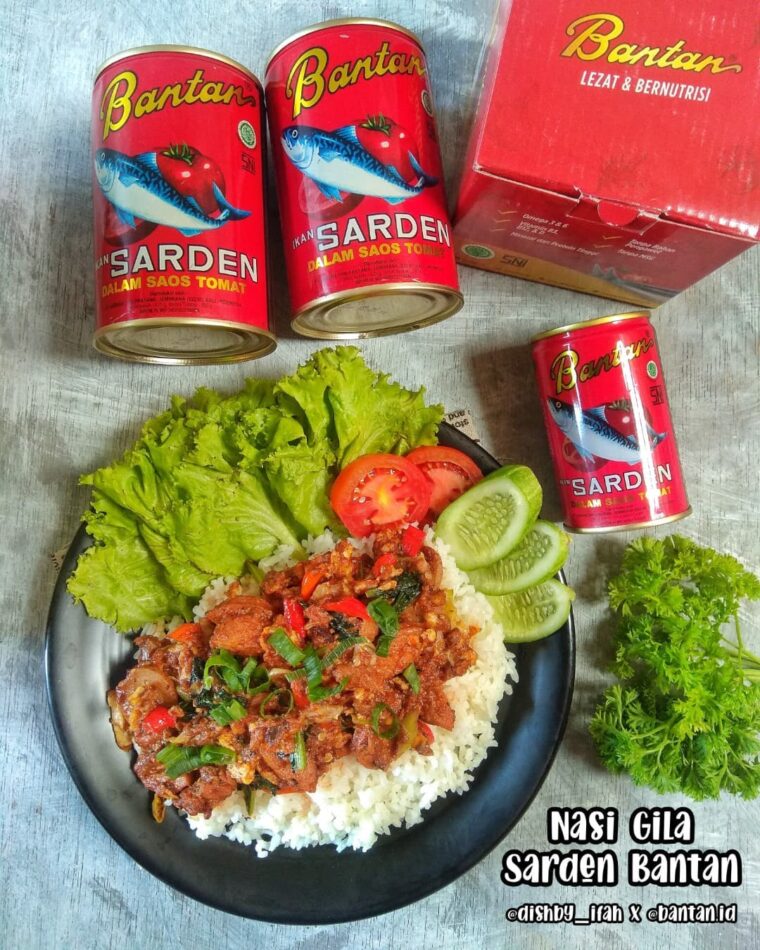 Resep Nasi Gila Sarden Bantan Dari dishby_ifah