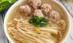 Resep Enoki Mushroom Soup Dari yscooking