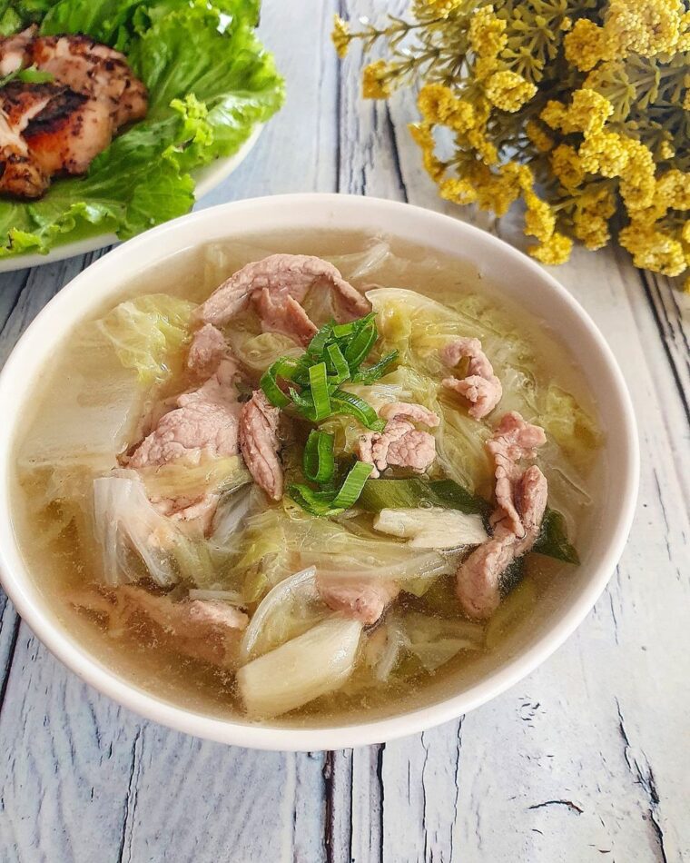 Resep Napa Cabbage Soup Dari yscooking