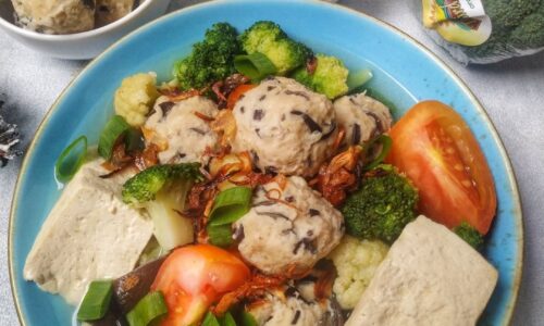 Bakso Jamur - Masakan dari Brokoli dan Tahu