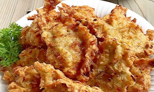 Bakwan Teri Nasi - Camilan dari Nasi