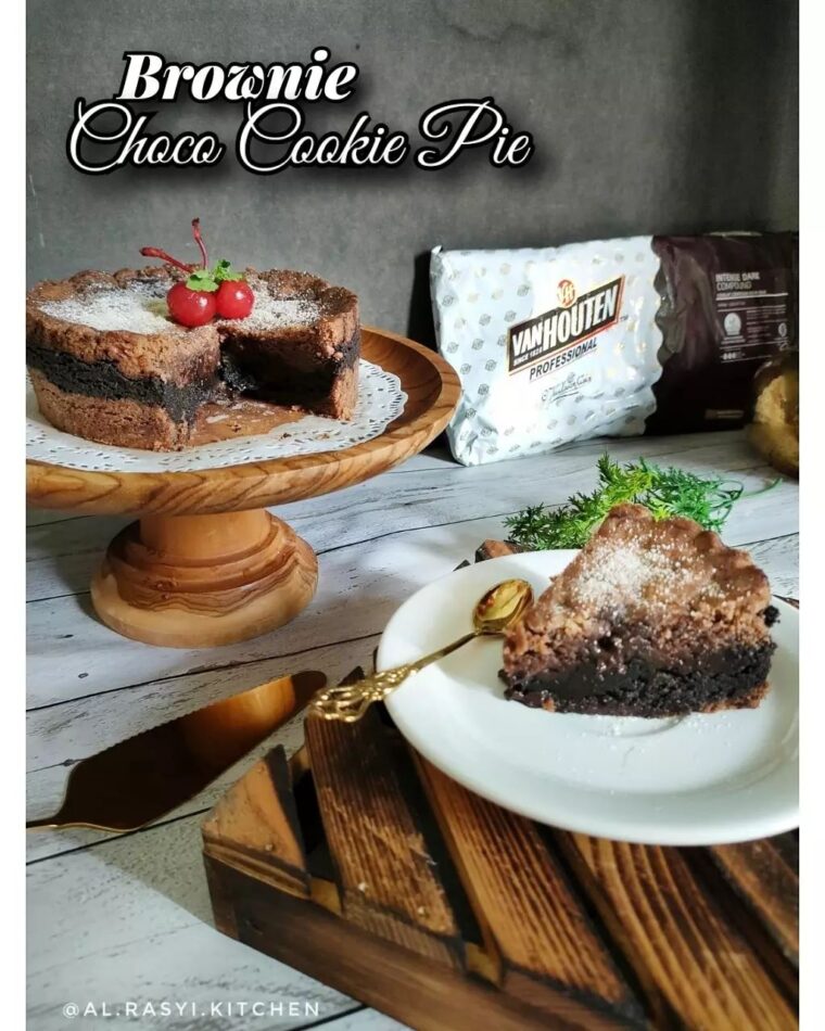 Resep Brownie Choco Cookie Pie Dari al.rasyi.kitchen