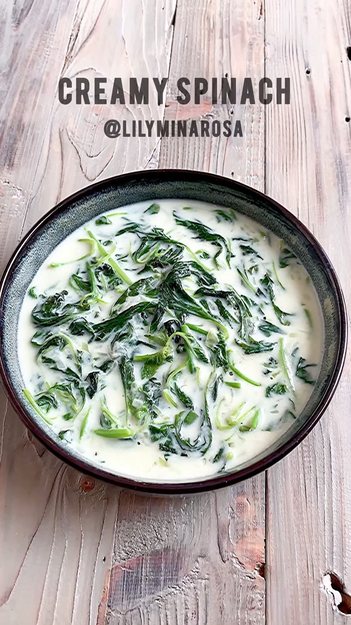 Resep Creamy Spinach Dari lilyminarosa
