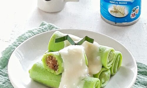Dadar Gulung Saus Kental Manis