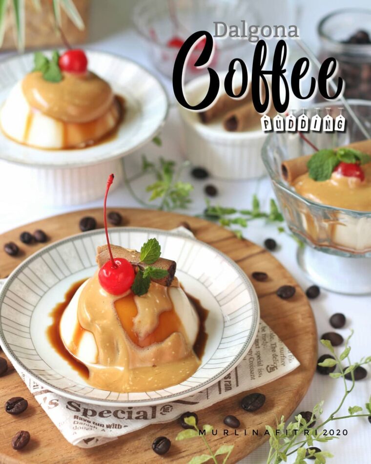 Resep Dalgona Coffee Pudding Dari murlinafitri