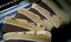 Resep Duo Brownies Lapis Keju Dari mabela_cooking_club