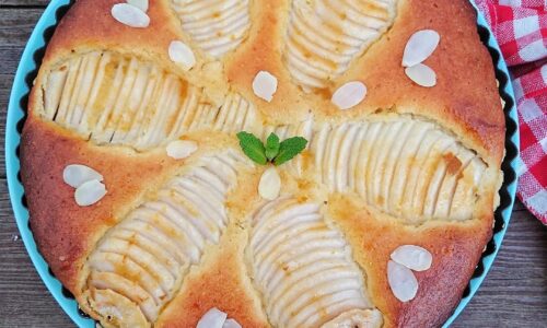 French Pear & Almond Tart - Kue dari Pir