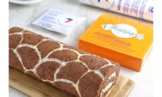 Resep Giraffe Patern Swiss Roll Cake Dari dhora_kusumadewi