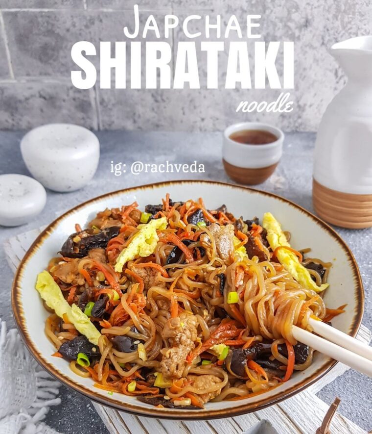Resep Japchae Shirataki Dari rachveda