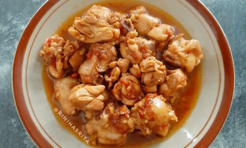 Krengsengan Ayam Pedas