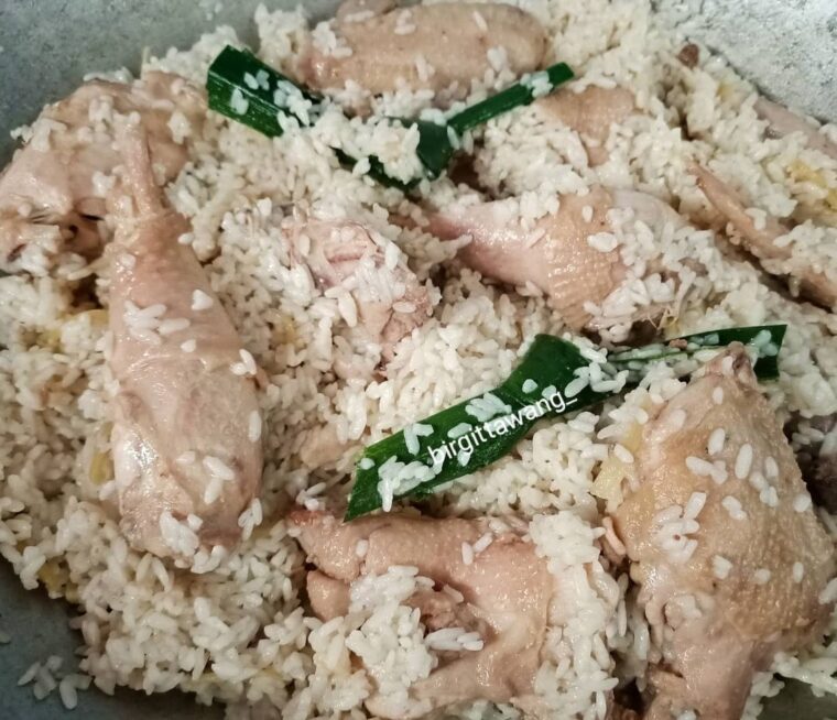 Resep Nasi Tim Ayam Bangka Dari birgittawang_