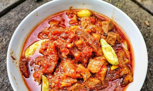 Oseng Mercon Daging Krecek