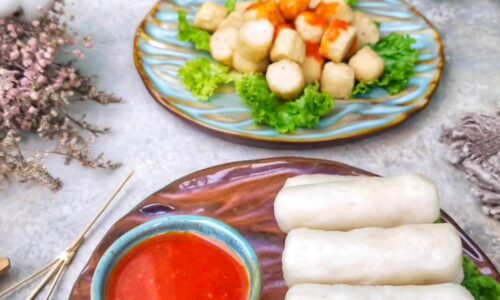 Pempek Rebus & Sambal Terasi Khas Bangka
