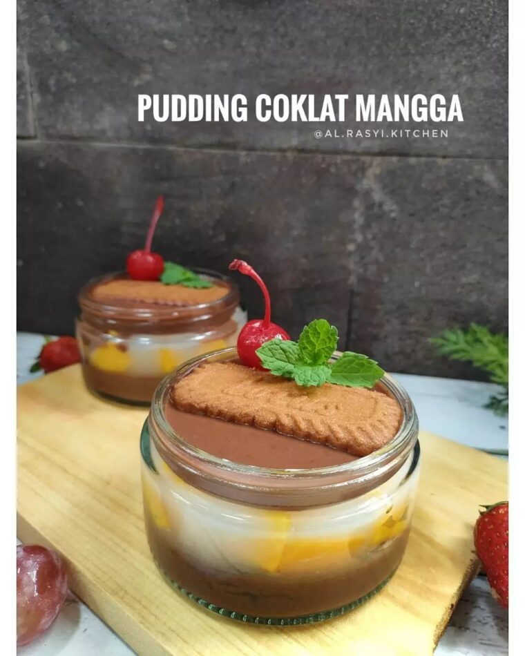 Resep Pudding Coklat Mangga Dari al.rasyi.kitchen