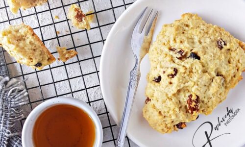 Raisin Oatmeal Scone (Ala Starbucks) - Kue dari Gula Merah dan Tepung Terigu