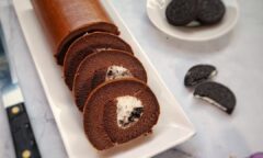 Resep Roll Cake Coklat Oreo Dari pr.ditha