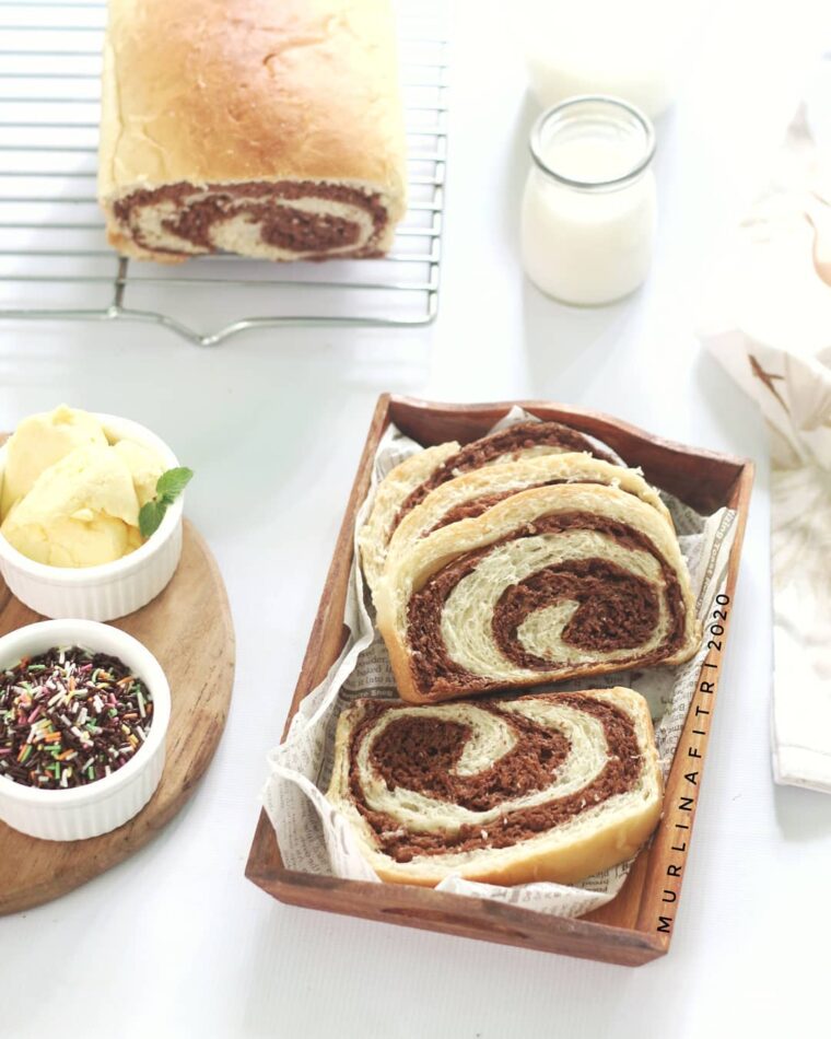 Resep Roti Tawar Motif Dari murlinafitri