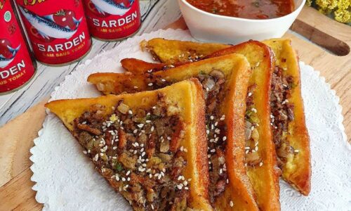 Sardines Toast - Kue dari Tomat